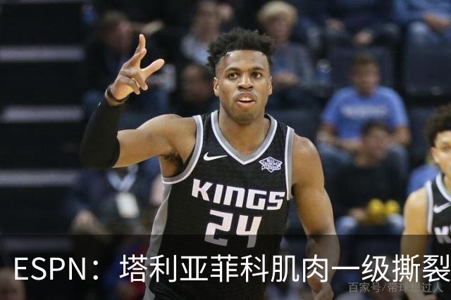 ESPN：塔利亚菲科肌肉一级撕裂，至少缺席世界杯前两场小组赛